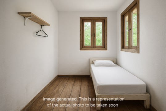 Single Room (Separate Shower, Shared Toilet) – Room Only