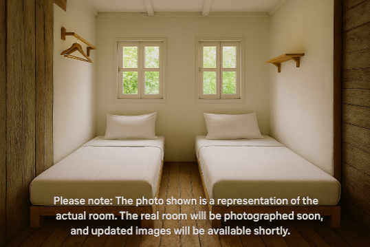 Twin Room (Separate Shower, Shared Toilet) – Room Only